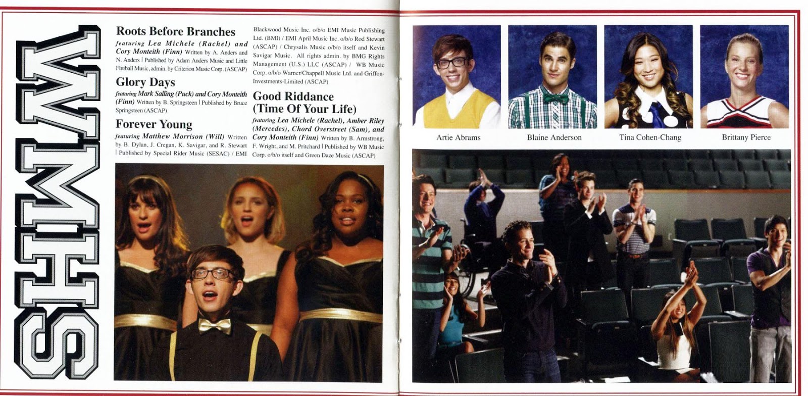 Encarte Glee The Music, The Graduation Album Encartes Pop