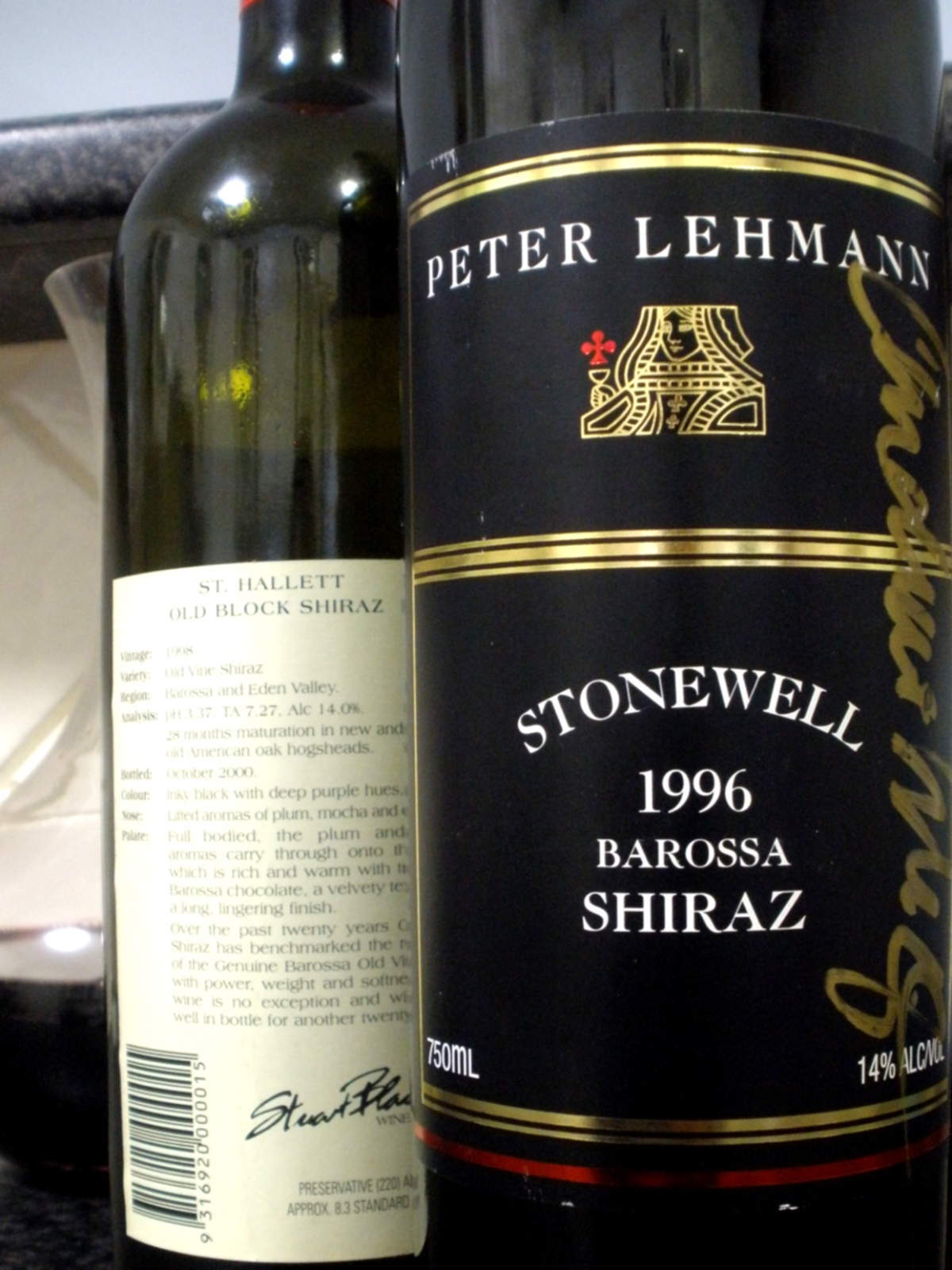 Australian Wine Journal PETER LEHMANN STONEWELL SHIRAZ 1996