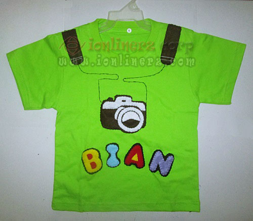 Kaos / Baju Flanel Anak Karakter Kartun Kamera Kaos / Baju Flanel Anak Karakter Kartun Kamera