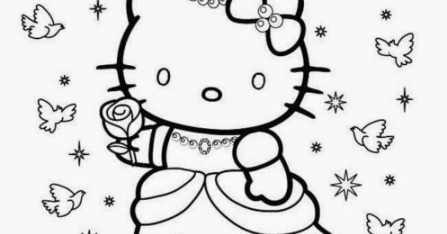 Coloriage A Imprimer Hello Kitty Princesse | Coloriage Princesse Disney