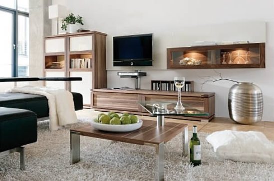  furniture  ruang tamu minimalis modern desain gambar 