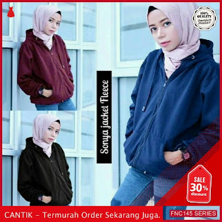 FNC145S48 Sweater Jacket Hodie Sintia Wanita Zoya Babyterry Serba 50 Ribuan