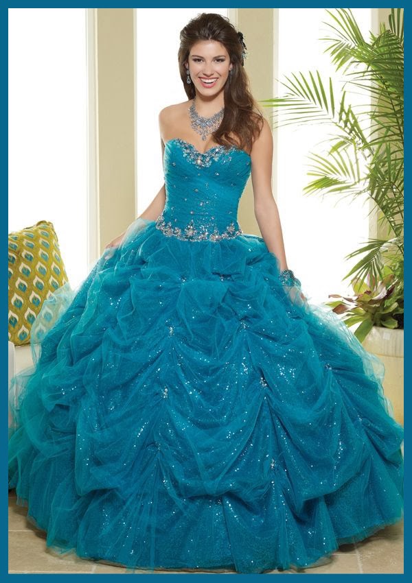 http://www.groupdress.com/turquoise-pick-up-strapless-beaded-tulle-quinceanera-dress-116.html