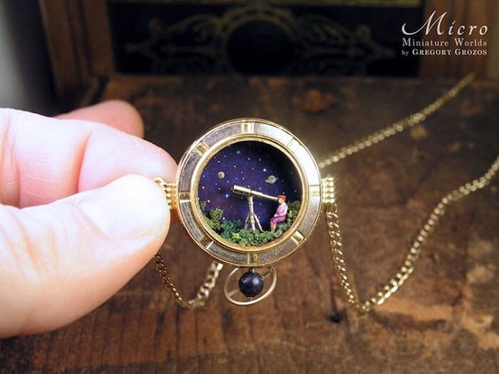 28 Beautiful Pictures Of Pocket Watches Transformed Into Miniature Worlds