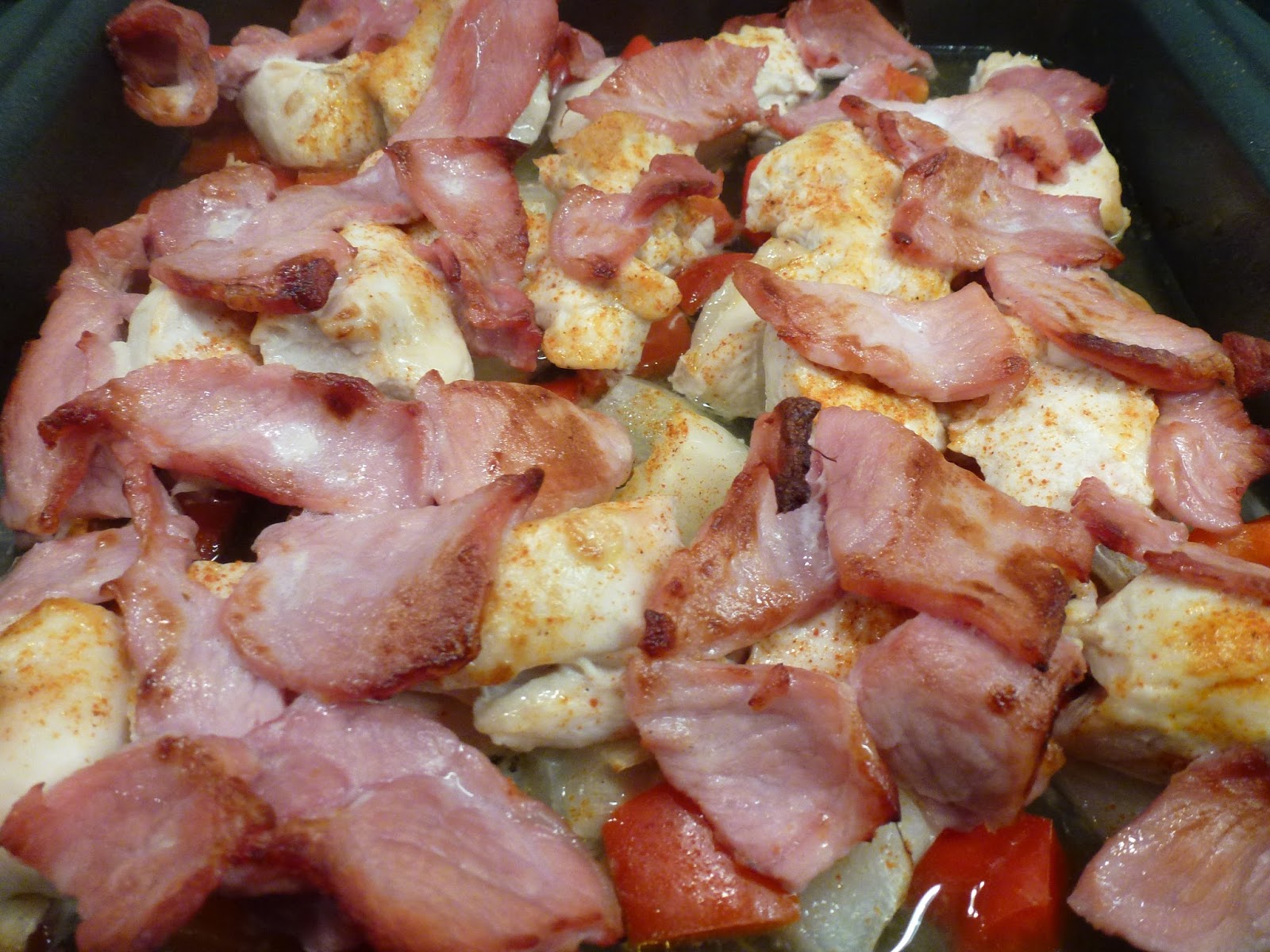 Cajun Chicken and Bacon Tray Bake