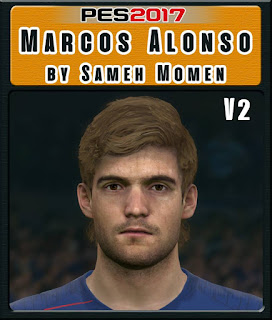 PES 2017 Faces Marcos Alonso by Sameh Momen