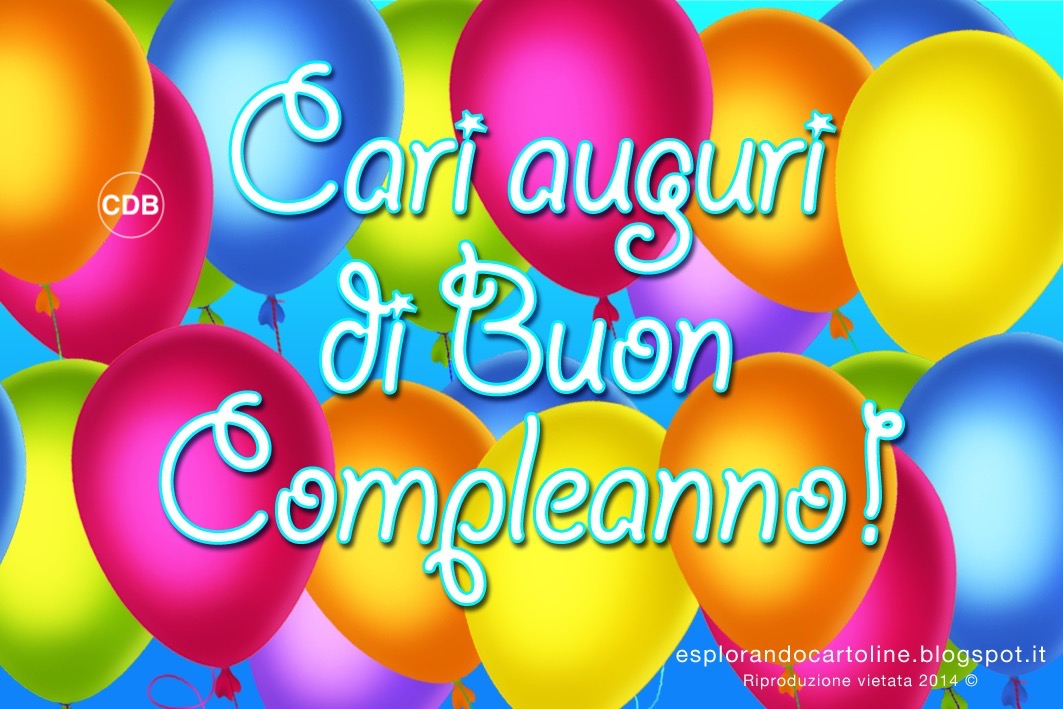CDB Cartoline per tutti i gusti Cartolina 🎈🎈 Cari Auguri di BUON jpg (1063x709)