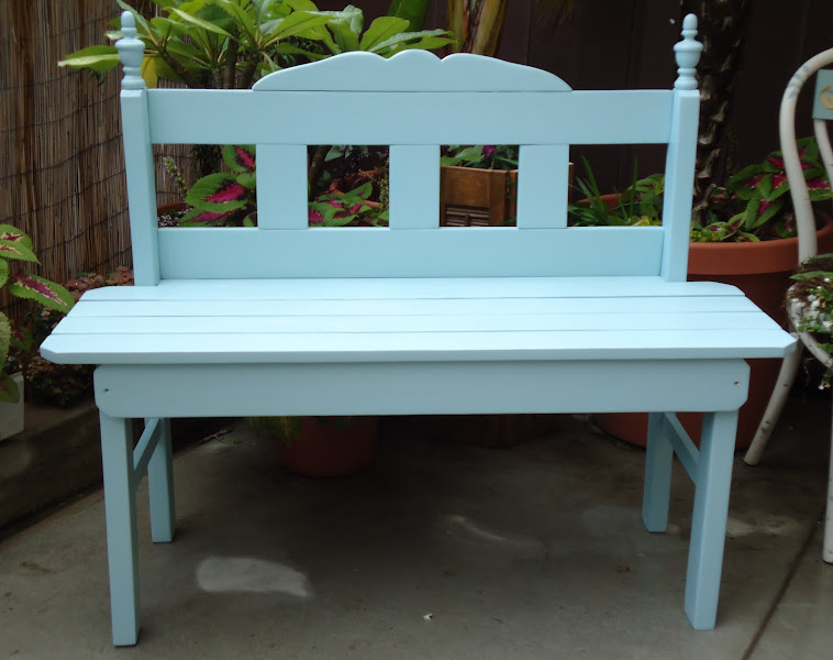 Cottage Sitting Bench - SOLD