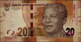 South Africa Currency 20 Rand Commemorative banknote 2018 Nelson Mandela Centenary