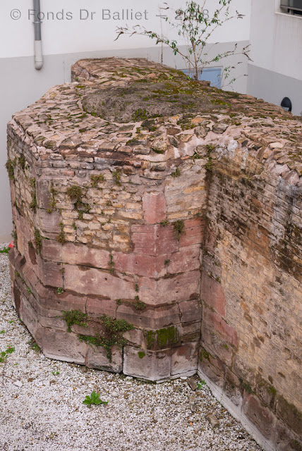 Fortifications de Strasbourg : vestiges de la 4e extension, Bd Wilson (cliché Dr Balliet)