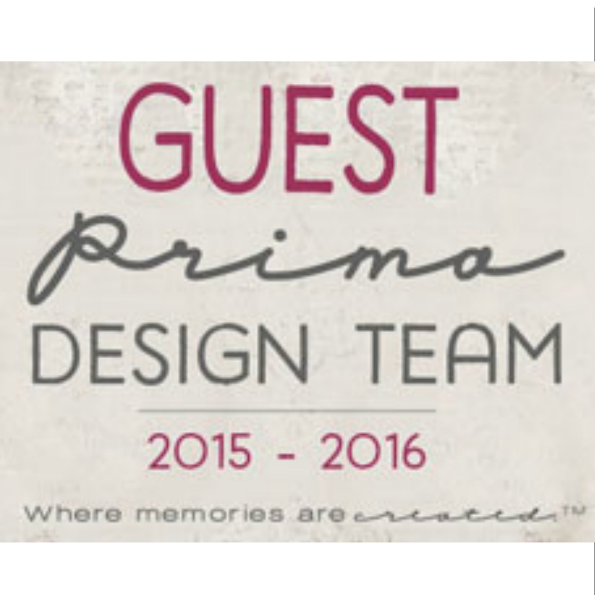Guest designer 2015-2016