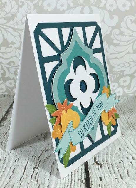 Cricut Artistry Moroccan Shape card