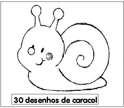 30 desenhos de caracol para colorir espaco educar caracol desenho desenhos desenho