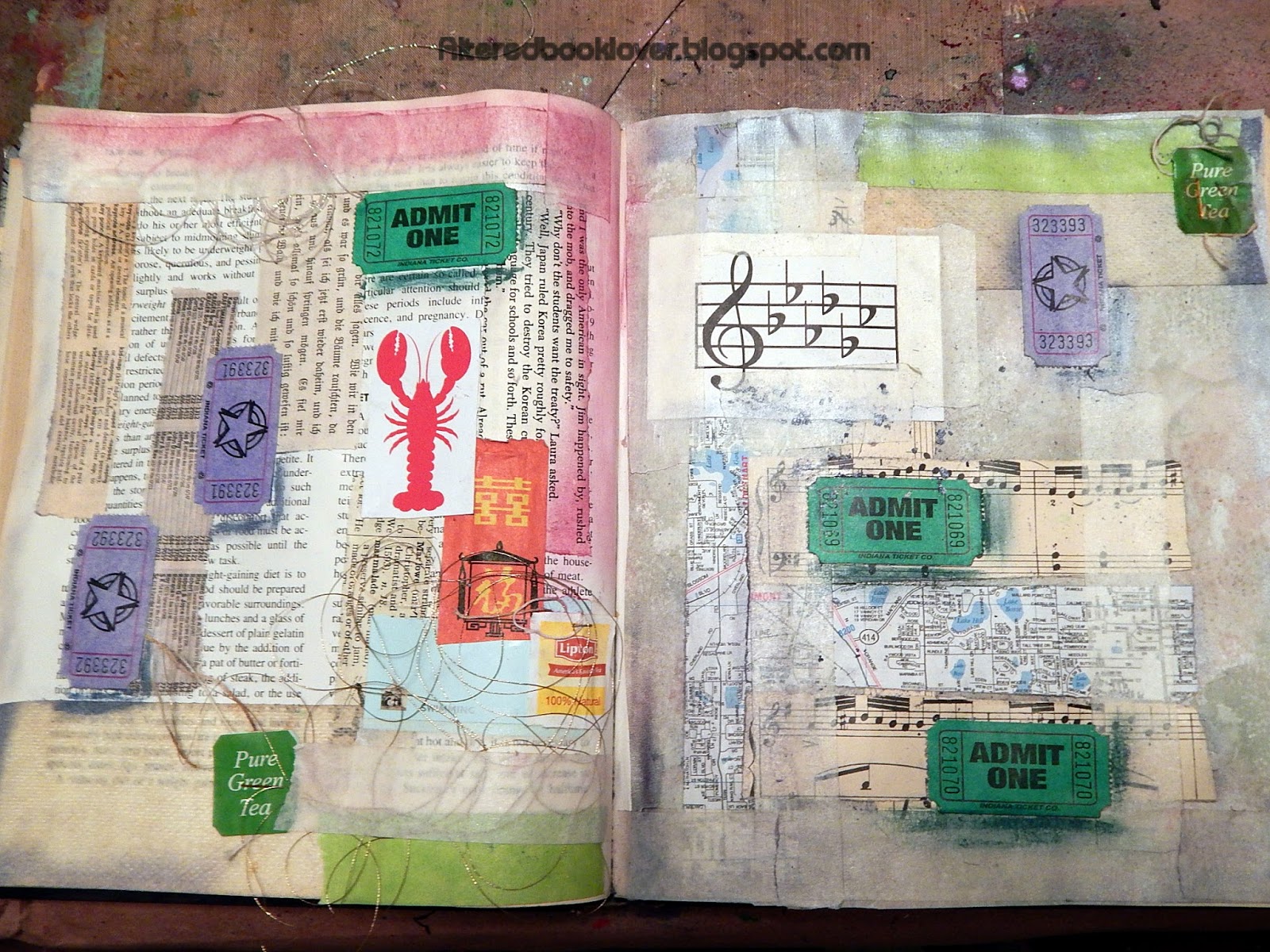 Altered Book Lover: Second Thursday Tutorial: A quick way to start making  handmade paper (hmp)