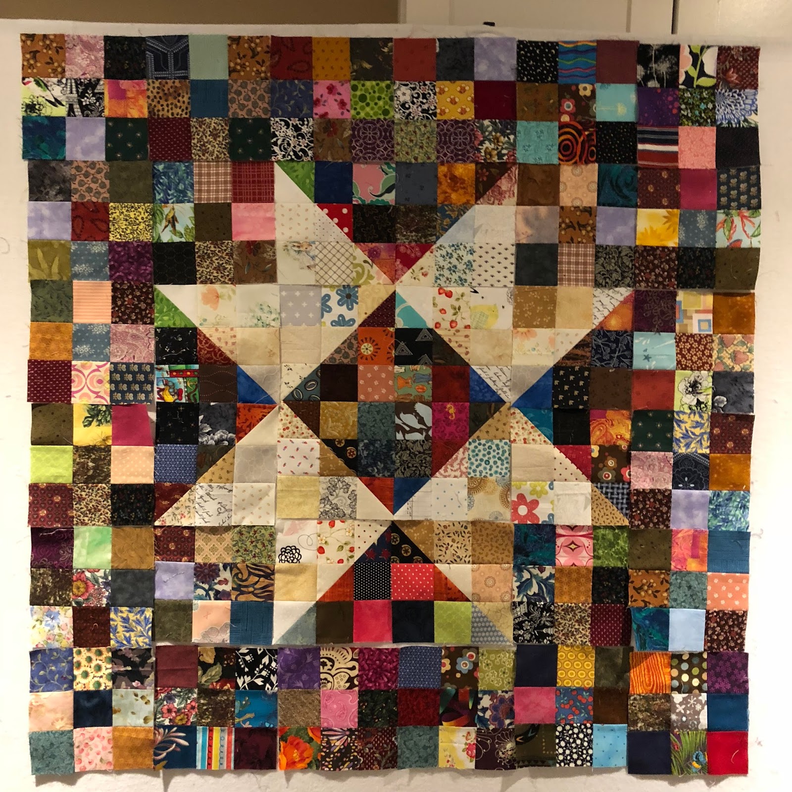 Ariane Quilts A finished quilt top