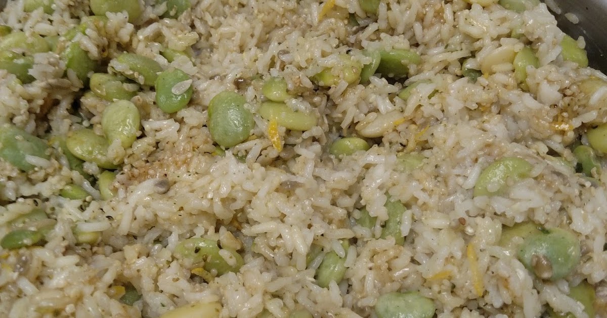 Foodture Cooking for a Healthy Future Seeded Rice with Lima beans