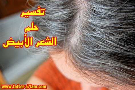 تفسير حلم الشعر الابيض تفسير حلم الشعر الابيض