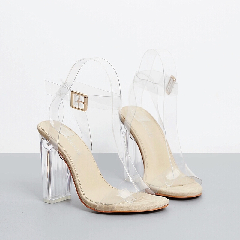 friendy bella: Transparent shoes
