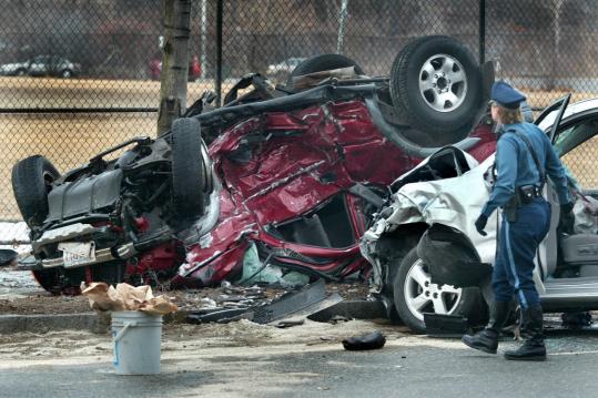 Car Crash Accident Yesterday Car Crash Accident Yesterday