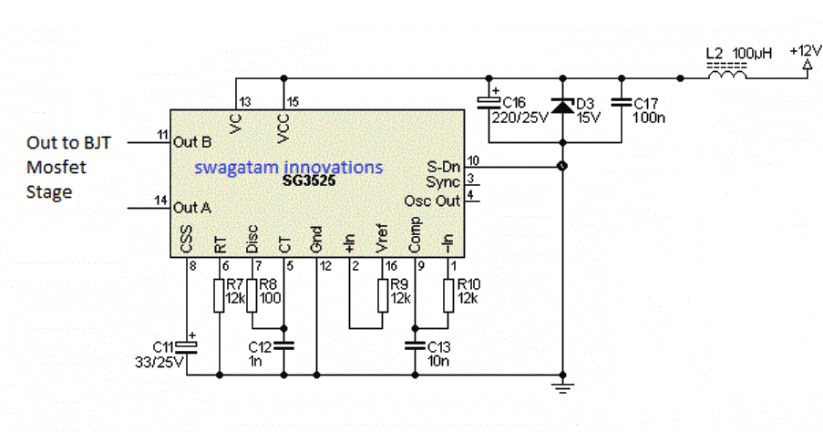 Ide 36+ SG3525 Inverter Circuit Diagram