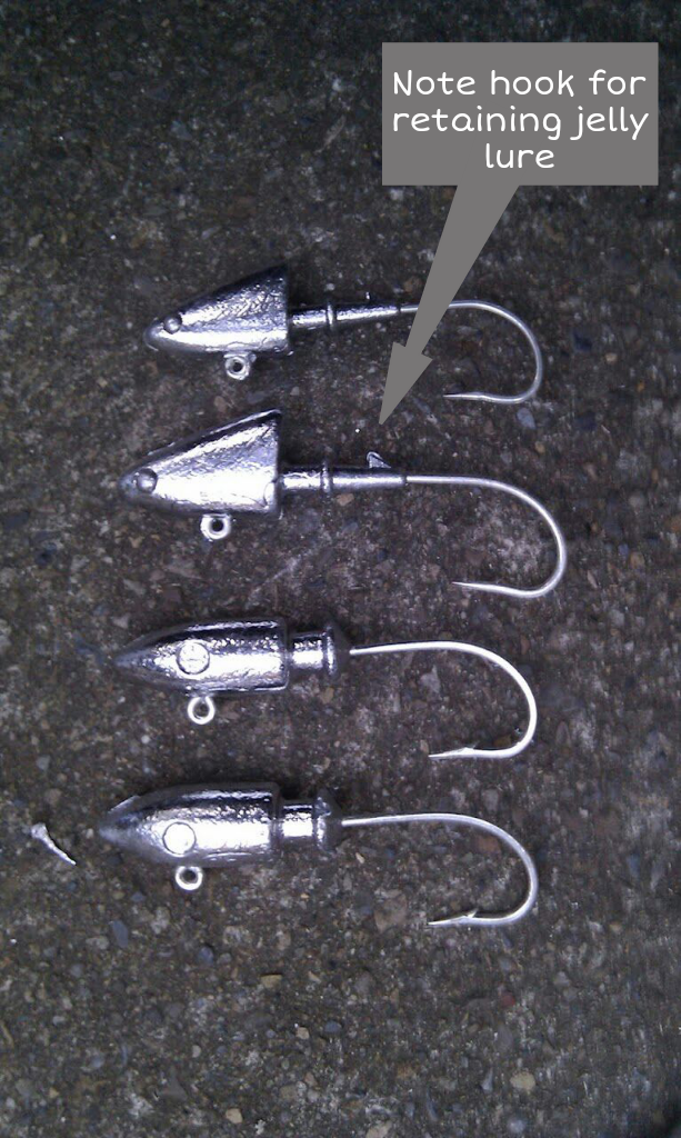 Casting lead jig heads for soft plastics « Fishing network