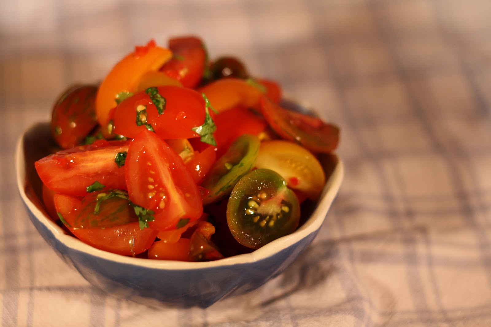 MissMuffin Chicken Fajitas with Cherry Tomato Salsa