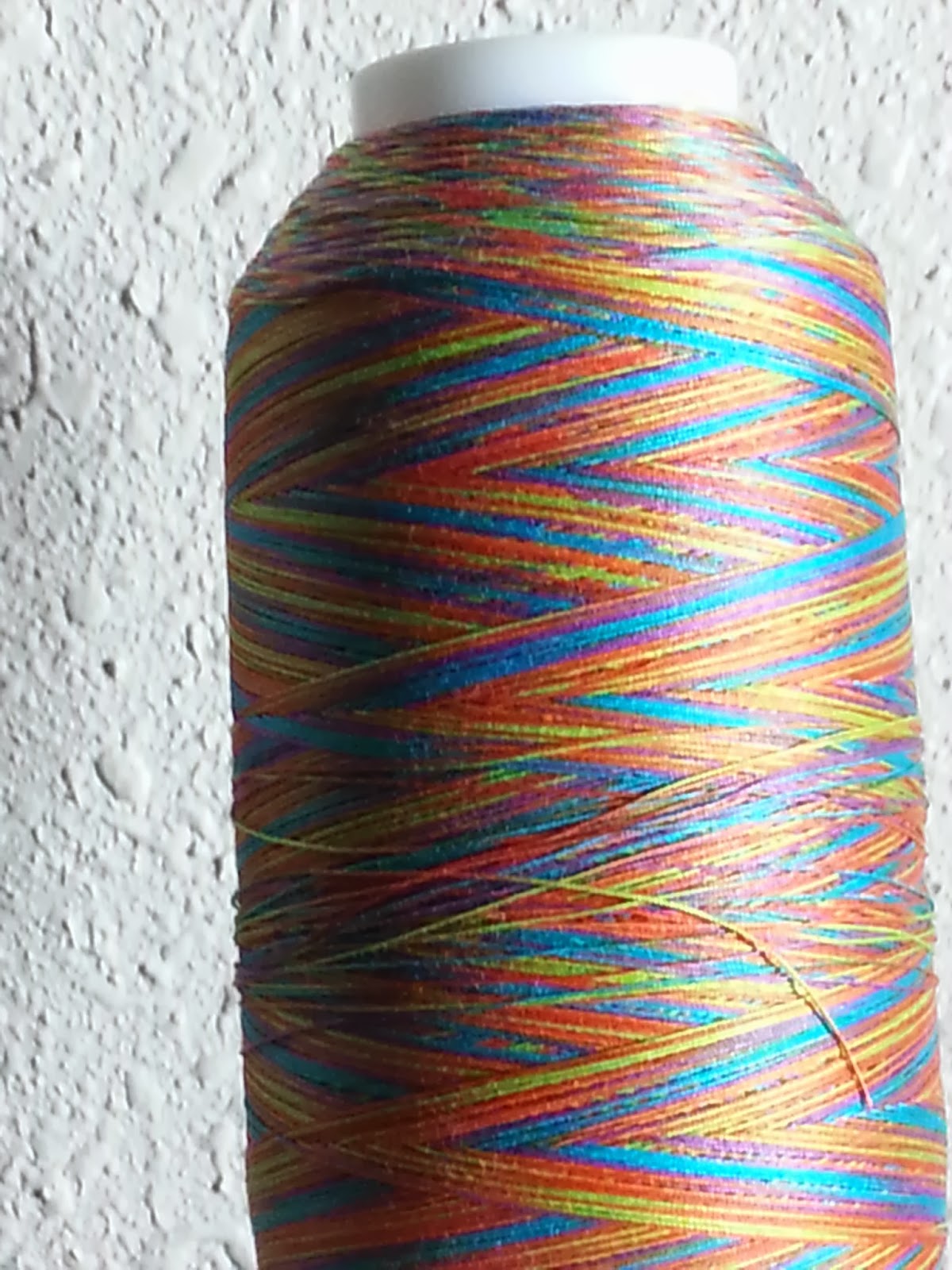 Quilt Obsessed Longarm Quilt 62 When variegated thread is perfect!