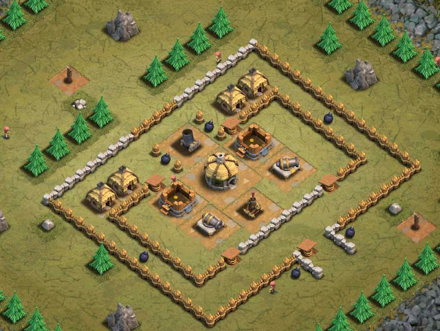 Goblin Base Clash of Clans Immovable Object