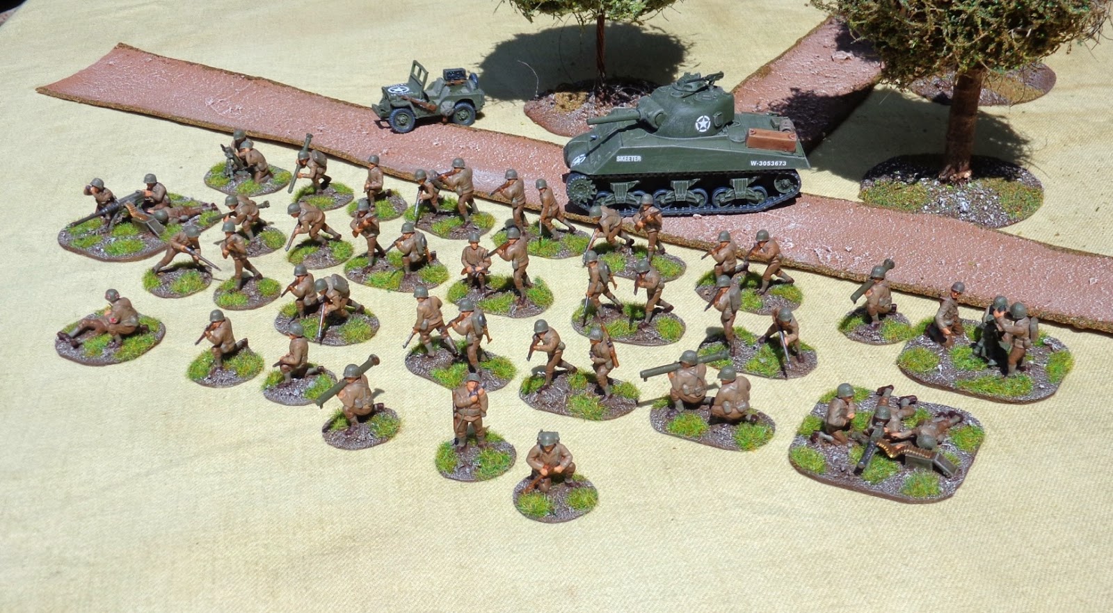 Will's Wargames Blog Plastic Soldier Company US Infantry at last