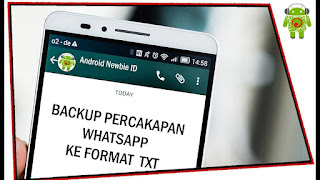 Cara Membackup Percakapan WhatsApp Ke Format txt