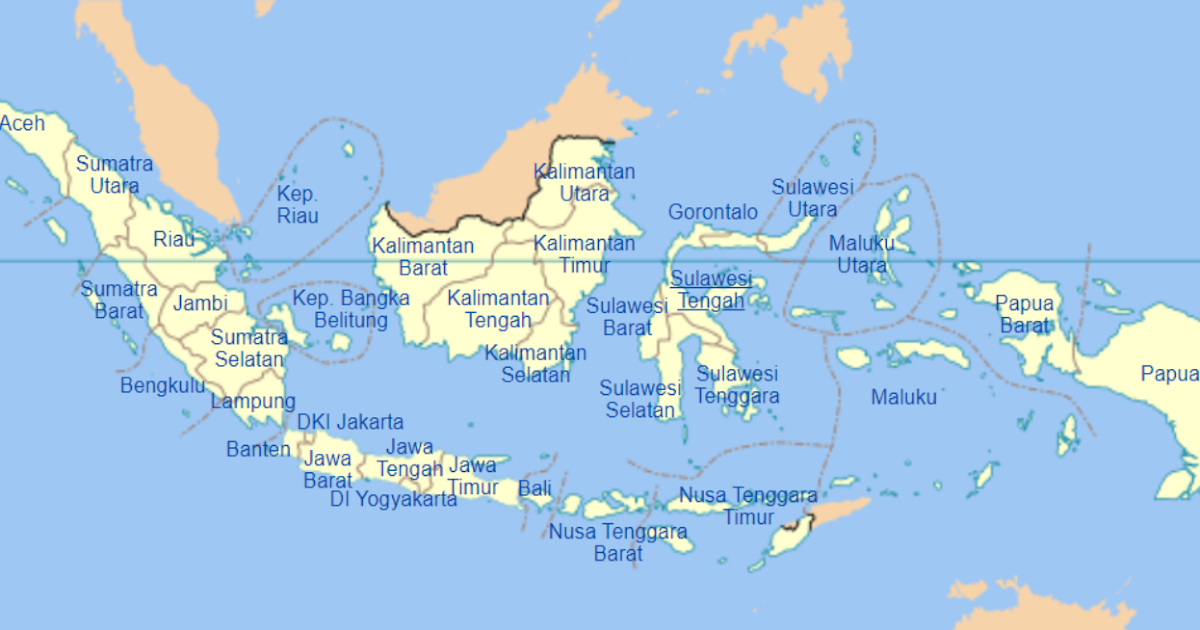 34 Provinsi Di Indonesia Dan Ibukotanya Secara Berurutan