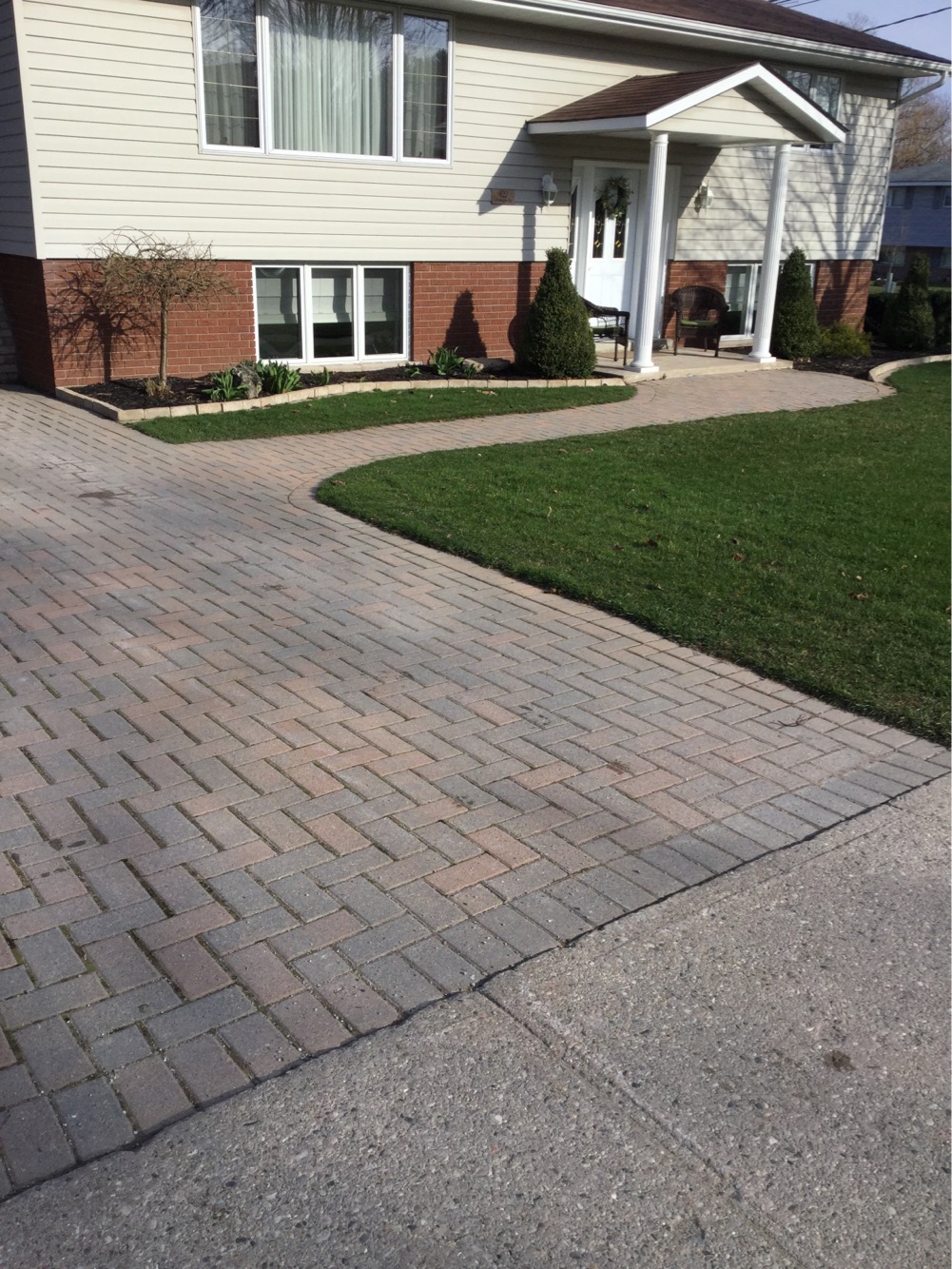 Concrete by Classic Interlocking Driveway & Patio Transformed