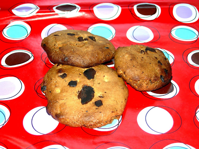 Cookies de avellanas y chocolate