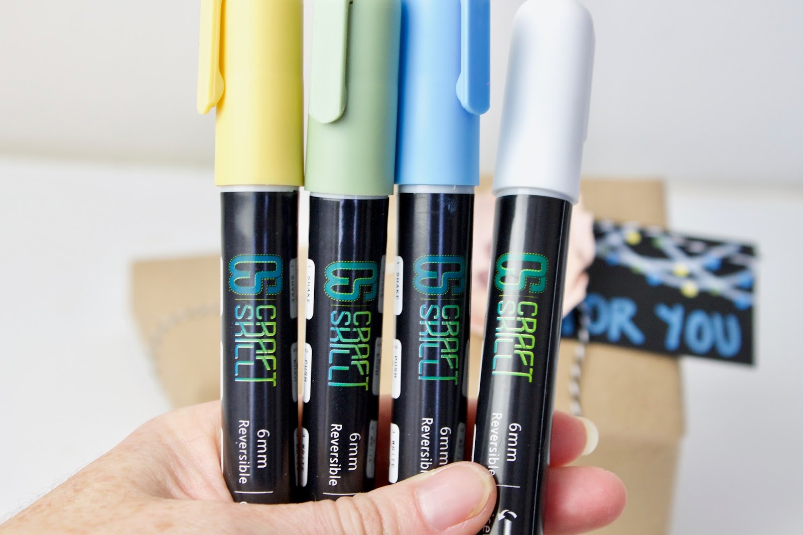 Chalkboard labels using Chalk Markers Hello Beautiful