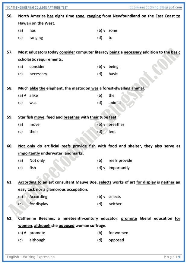 ecat-english-writing-expression-mcqs-for-engineering-college-entry-test