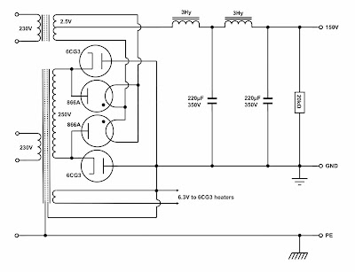 VinylSavor: UX201A Sound Processor, Part 3 : PSU circuit