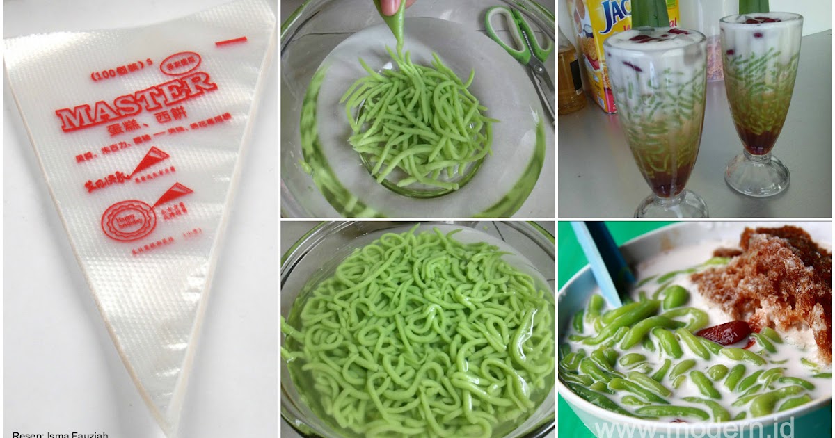 Cara Membuat Cendol Tanpa Menggunakan Cetakan Modern Id