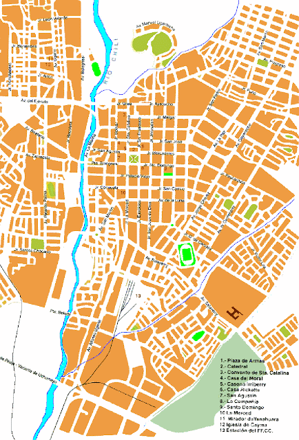 Mapa de Arequipa