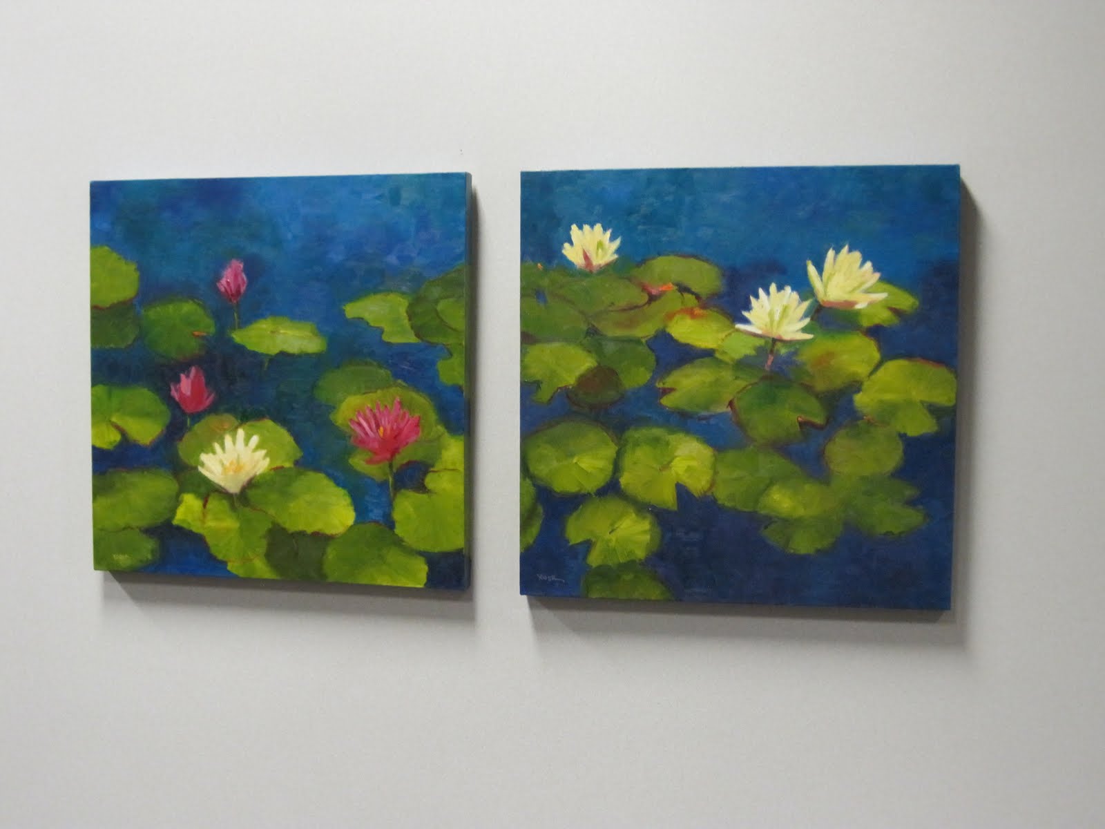 Linda Yoder Art Lily Pad Paintings