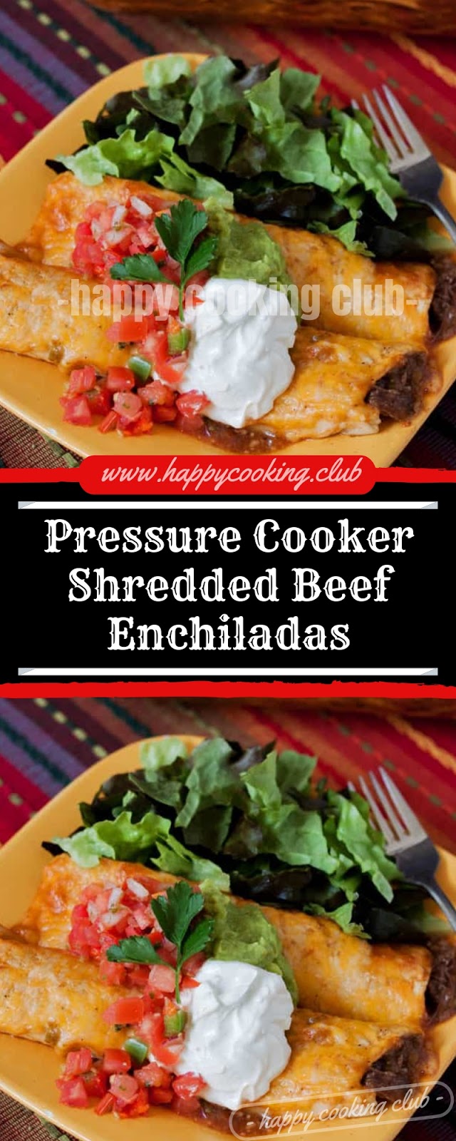 Pressure Cooker Shredded Beef Enchiladas Pressure Cooker Shredded Beef Enchiladas