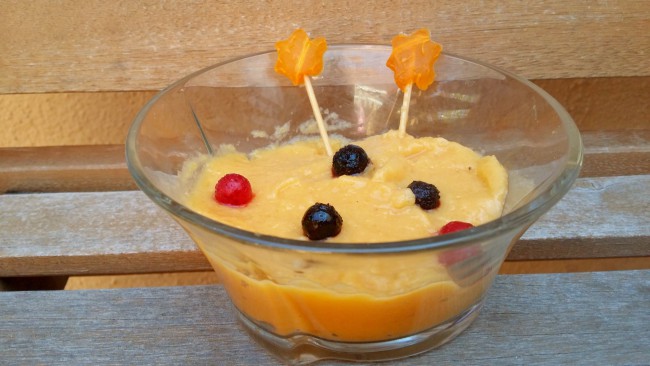 Mousse De Papaya Y Naranja
