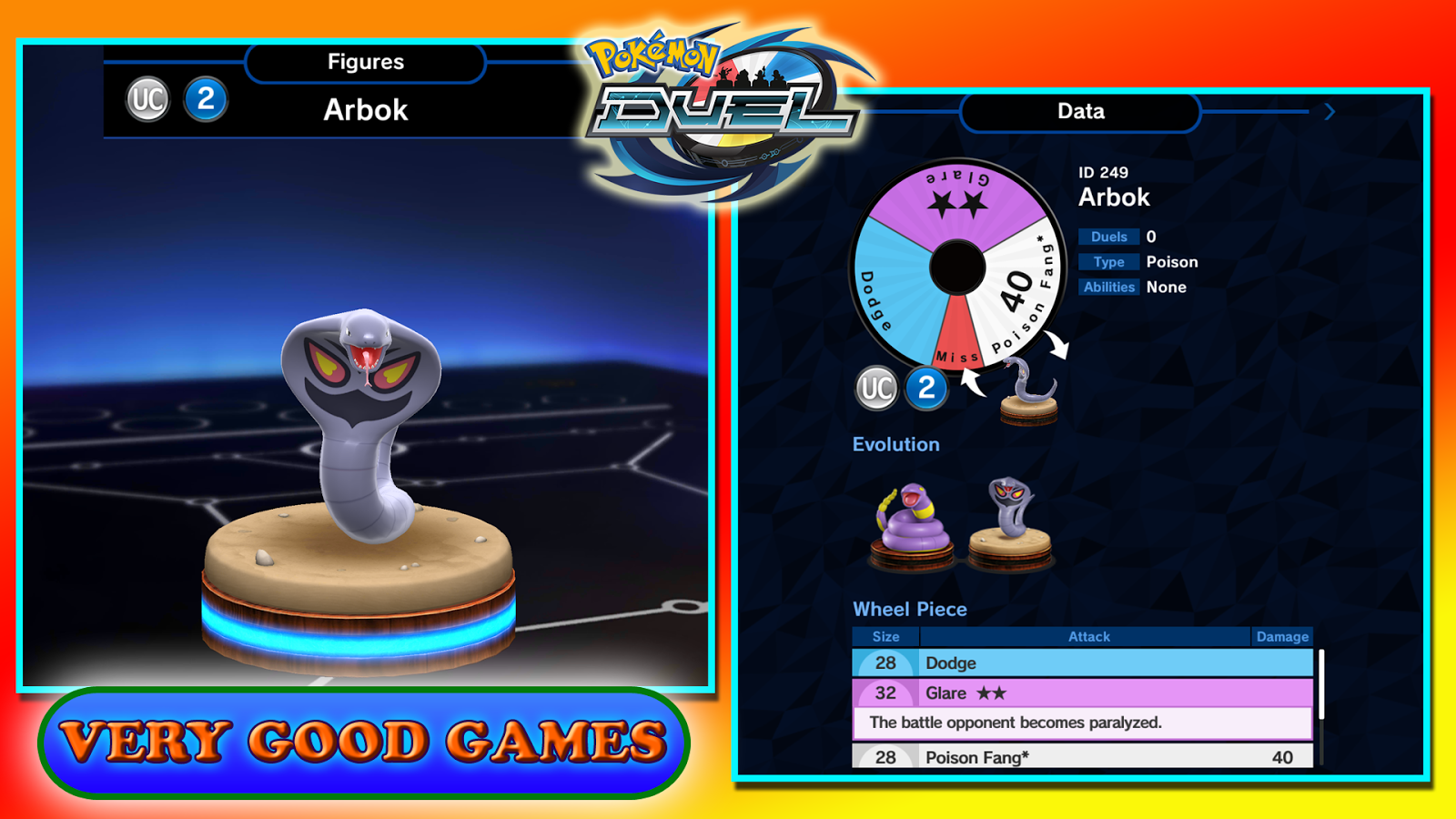 Arbok - Pokemon for Grass Gym Cup in Pokemon Duel