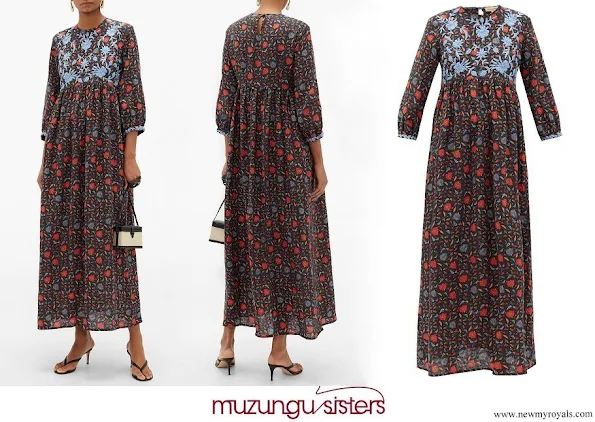 Tatiana Santo Domingo wore a floral dress by Muzungu Sister