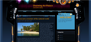 Charming Art Palace Blogger Template