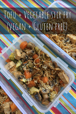 Tofu + Vegetable Stir Fry (Vegan + Gluten Free)