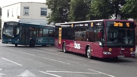 bus war nottingham derbyshire derby buses companies passengers campaigners say bad between travel two barton trent
