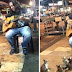 Todo mundo estava ignorando esse músico. Até que a plateia mais fofa parou para ouvi-lo
