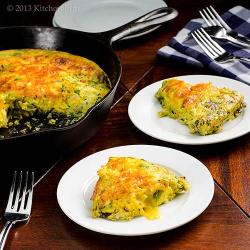 Kitchen Riffs Frittata with Brussels Sprouts