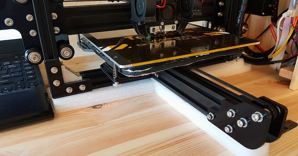 Using foam to reduce 3d printer noise