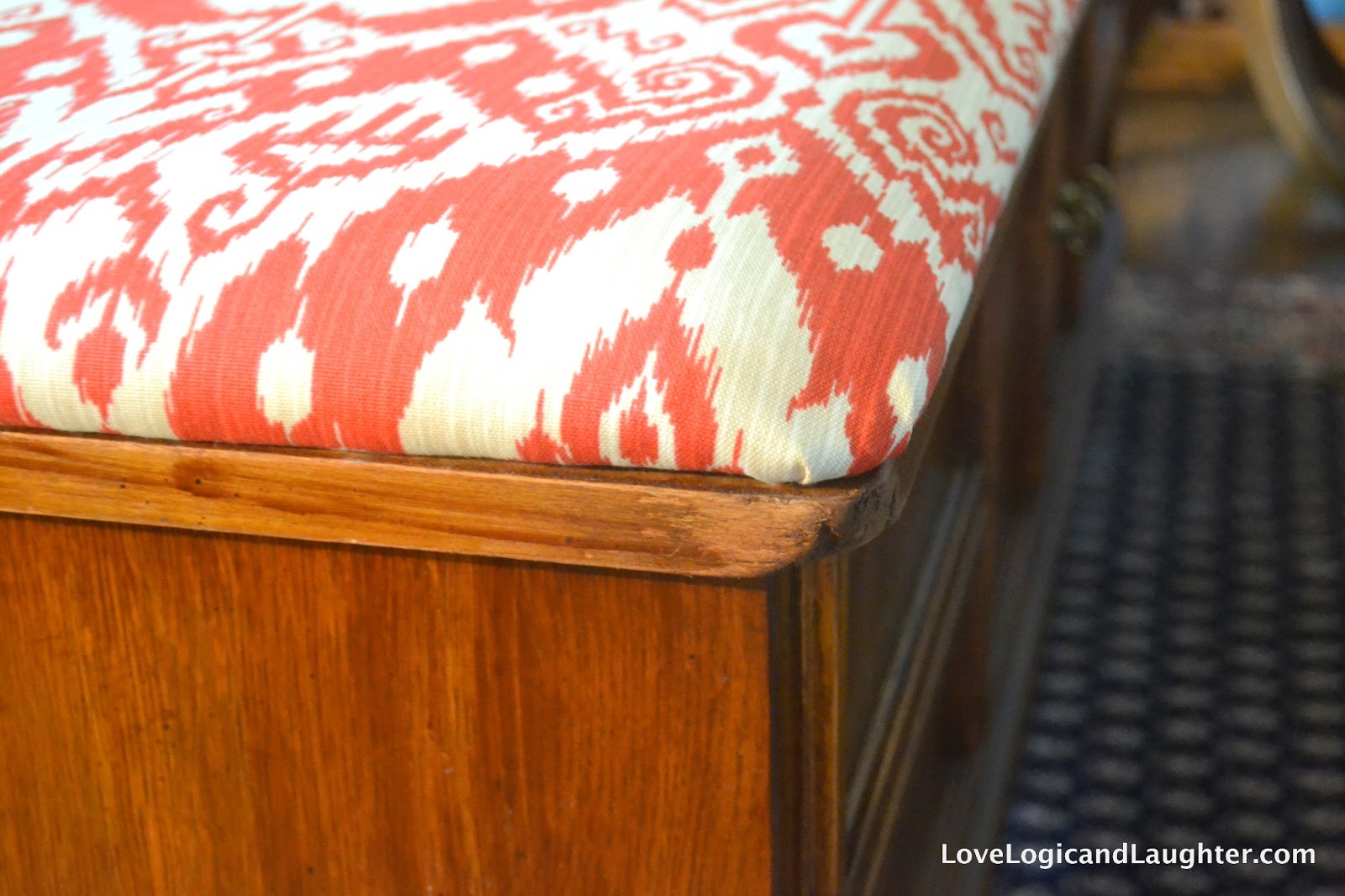 Cedar Chest File Ottoman Logic & Laughter